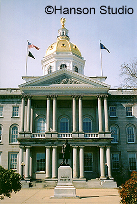 Concord, NH - Statehouse - Front